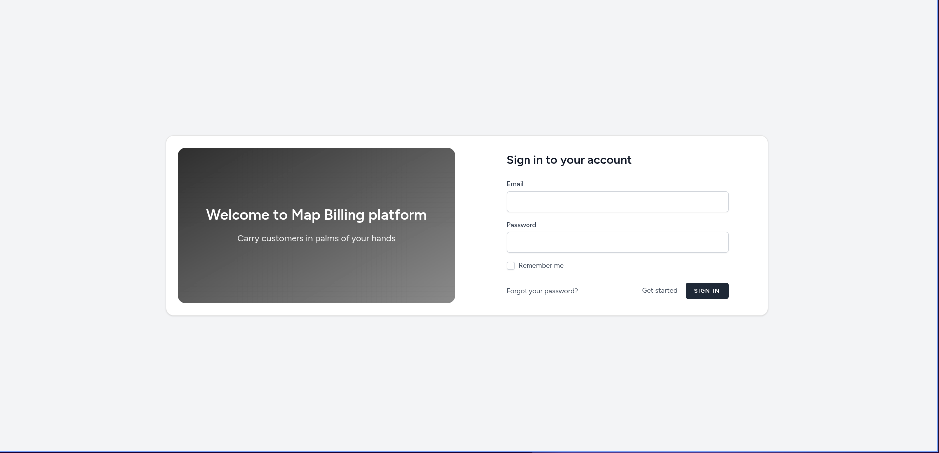 Login Screen